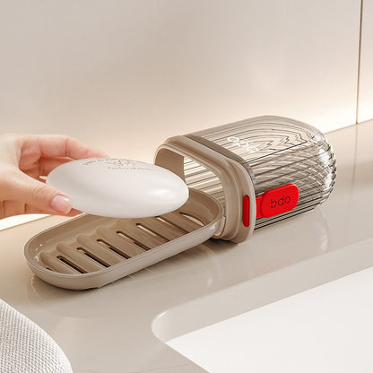 Leakproof  Acrylic Travel Soap Holder