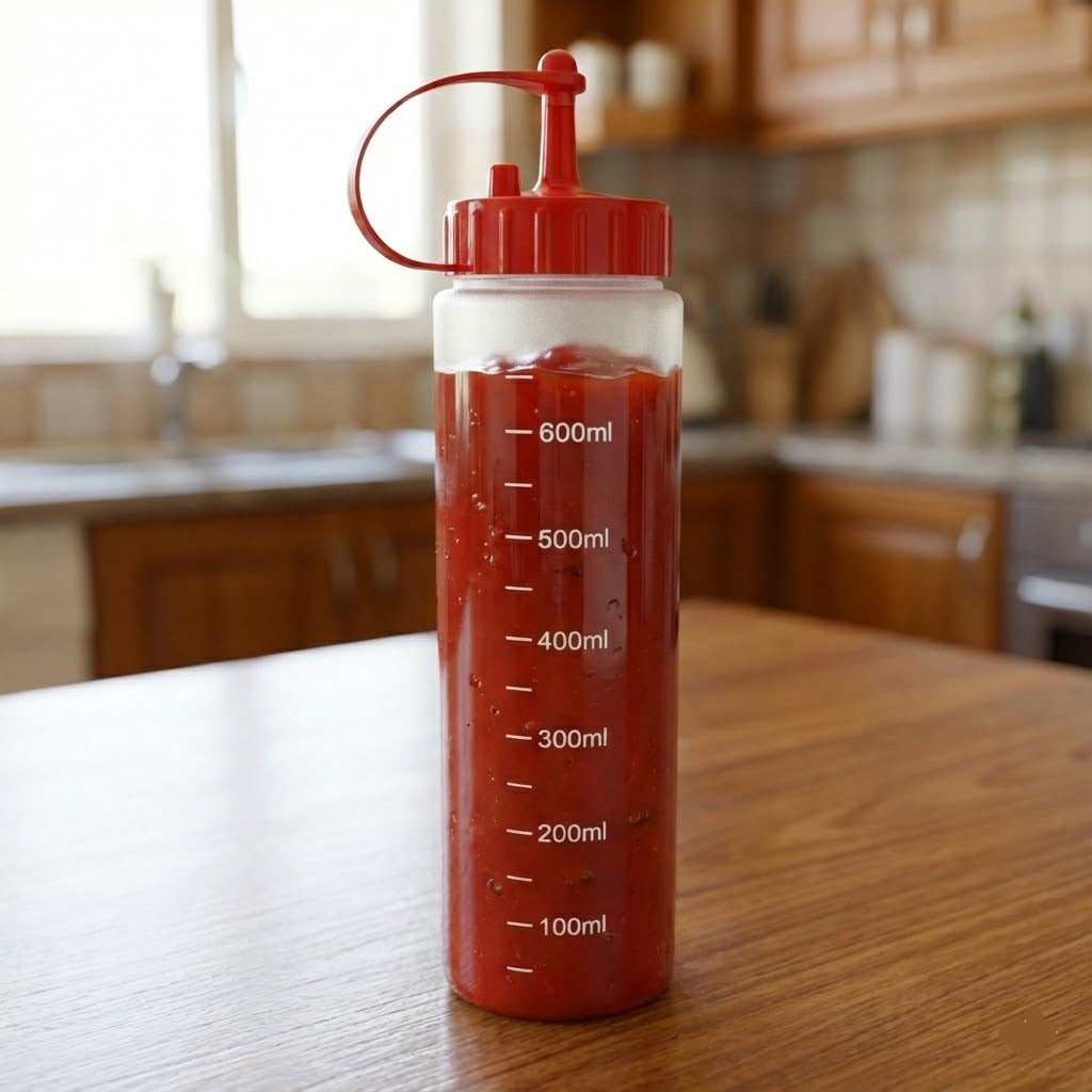 Plastic Sauce Squeeze Bottle 700ML
