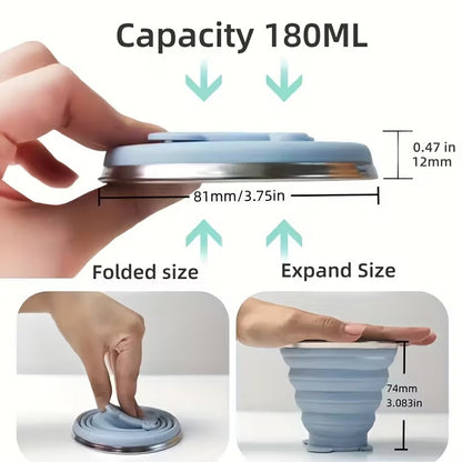 Portable Silicon Folding Glass