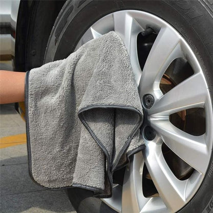 Small Grey Microfiber Towel (24*24 CM)