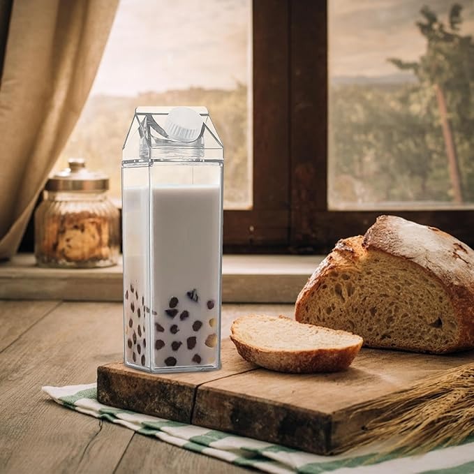 Reusable Transparent Bottle for Milk