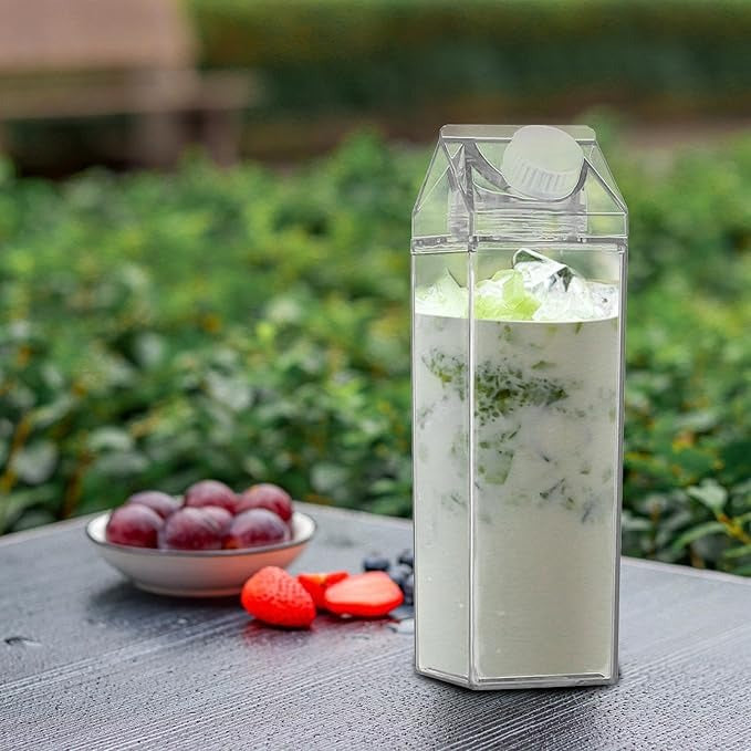 Reusable Transparent Bottle for Milk