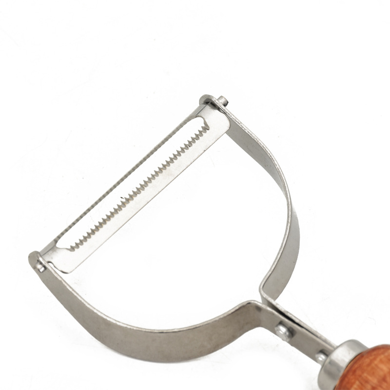 Vegetable & Fruit Peeler With Wooden Handle