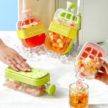 2-in-1 Water Bottle & Ice Mold