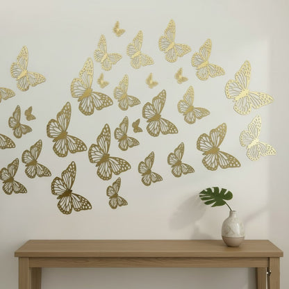 10PCs Acrylic Butterfly Mirror Set (3Inch)