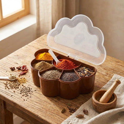 6 Grid Spice Storage Box