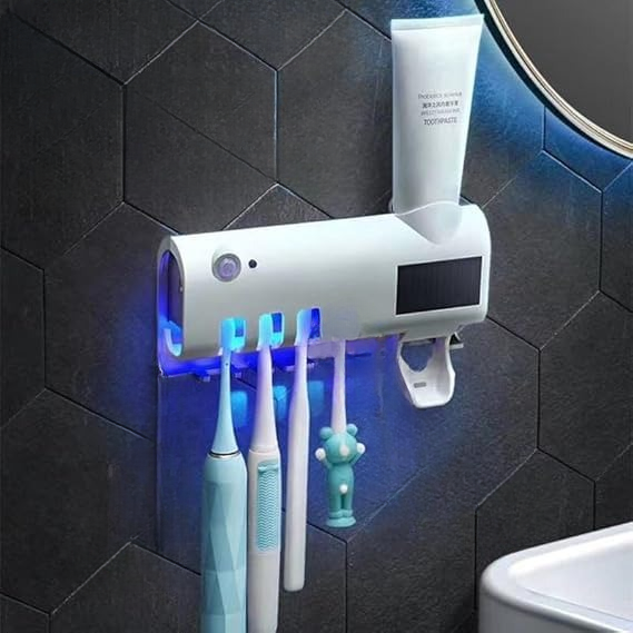 Toothbrush Sterilizer and Dispenser