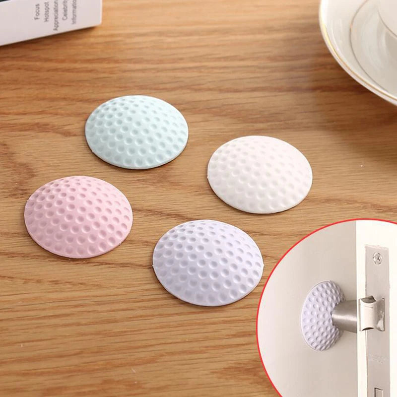 5PCs Self Adhesive Silicon Football Shape Door Stopper