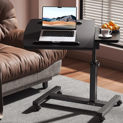 Movable Laptop Table with Wheels