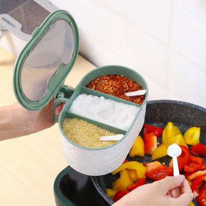 3 Compartment Gesture Design Spice Box