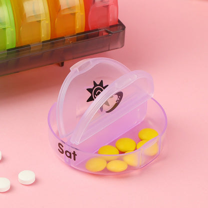 2PCs Mini Medicine Storage Box