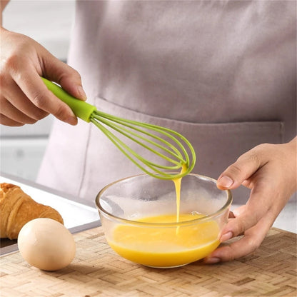 Silicone Hand-Held Egg Whisker