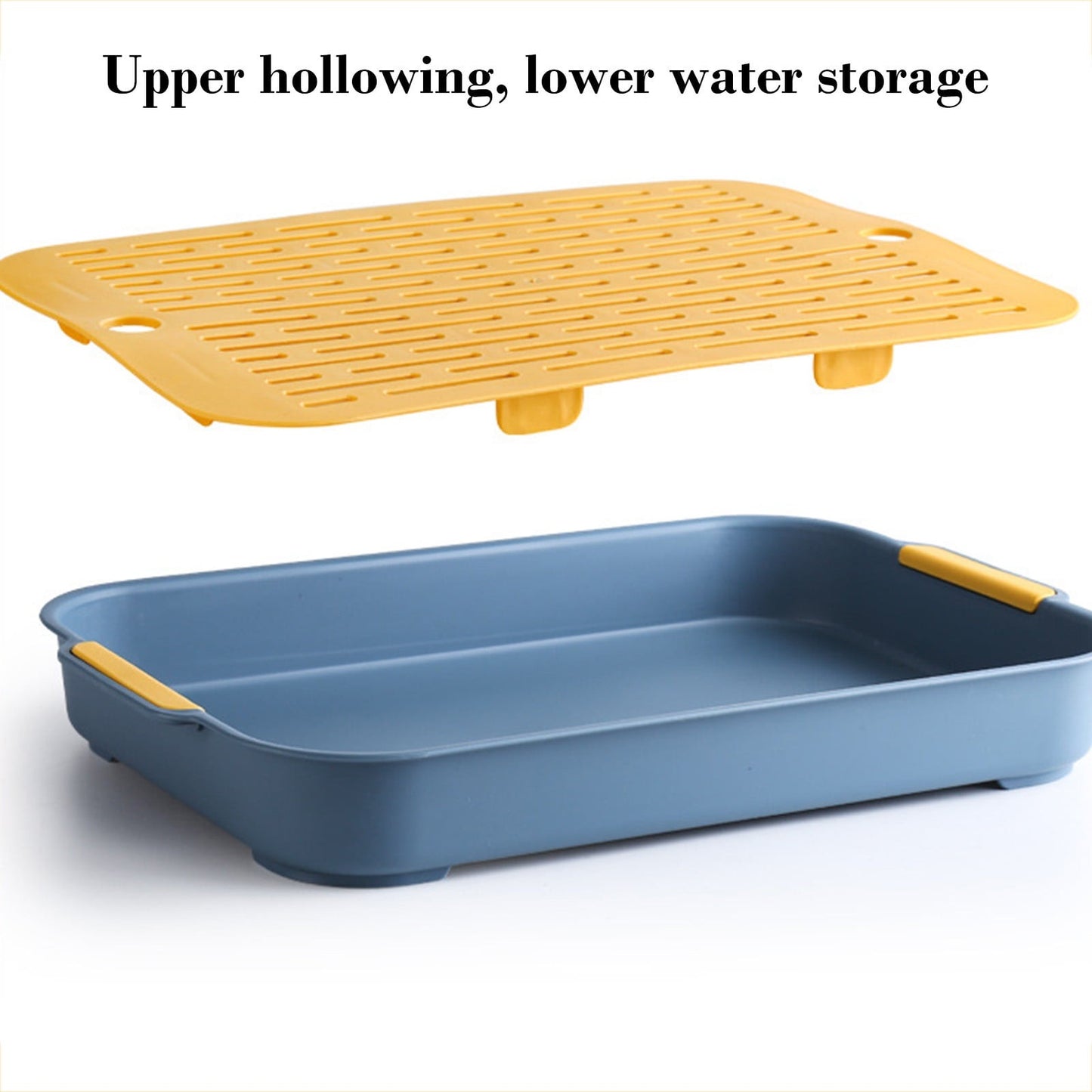 Anti-Slip Double Layer Drain Tray