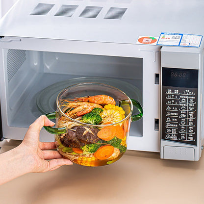 Heat Resistant Glass Cooking Pot
