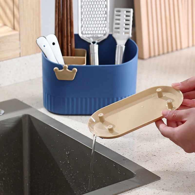 Self-Adhesive Wall Mounted Cutlary Organizer