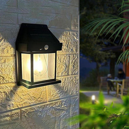 Solar Wall Light With Motion Sensor