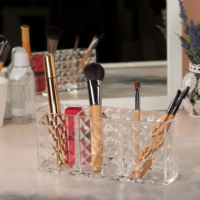 3 Section Acrylic Cosmetic Storage Box