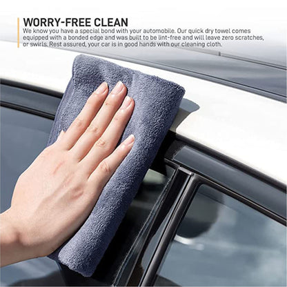 Small Grey Microfiber Towel (24*24 CM)