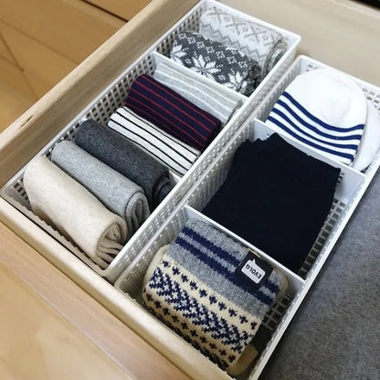 9PCs Plastic Adjustable Drawer Organizer