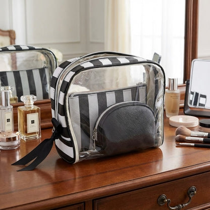 3PCs Portable Travel Makeup & Cosmetic Bags