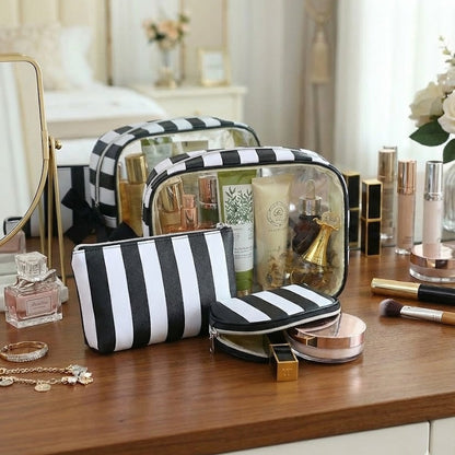 3PCs Portable Travel Makeup & Cosmetic Bags