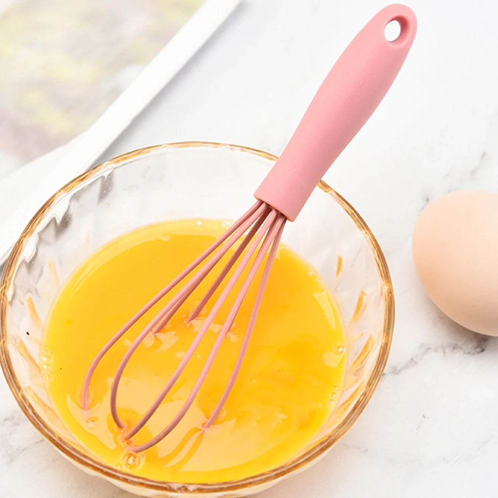 Silicone Hand-Held Egg Whisker