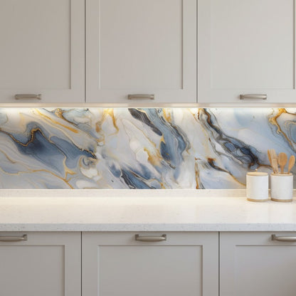 Self Adhesive Foamic Marble Sheet (118x24 Inch)