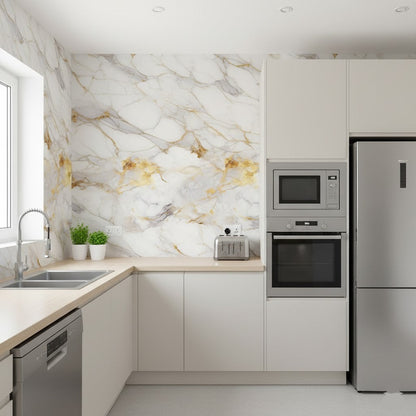 Self Adhesive Foamic Marble Sheet (120x40 Inches)