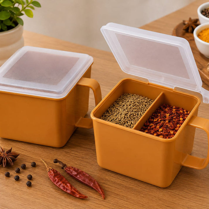 2-Section Spice Storage Container