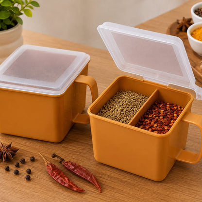 2-Section Spice Storage Container