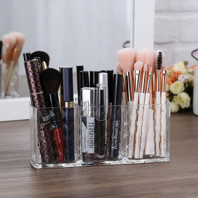 3 Section Acrylic Cosmetic Storage Box