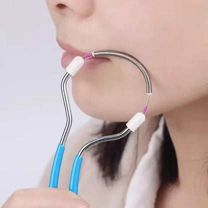 Portable Spring Facial Hair Removal Tool