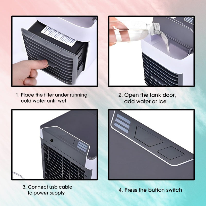 4 In 1 Portable Mini Air Conditioner AC