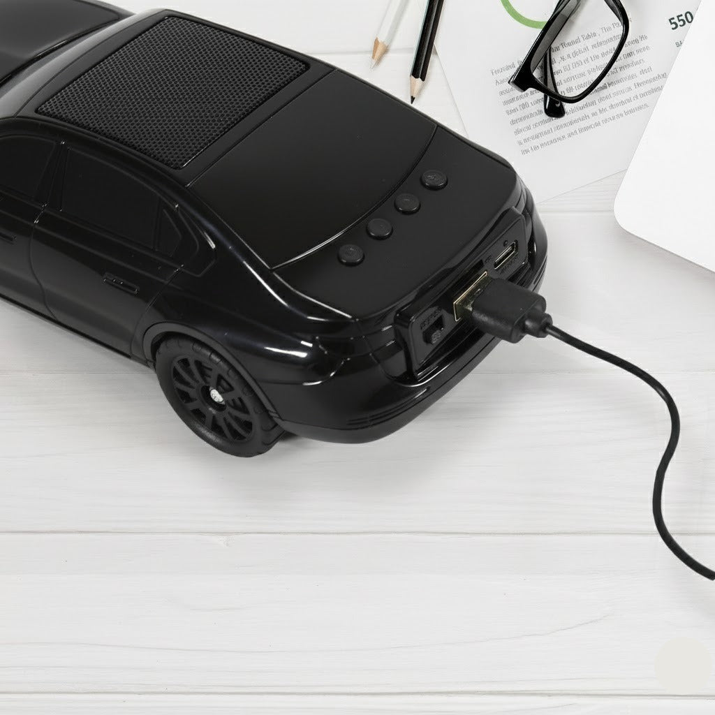 Solar Rechargeable Car Shape Wireless Speaker