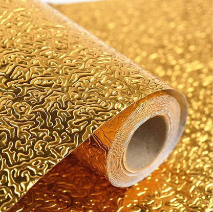 Self Adhesive Golden Texture Marble Sheet