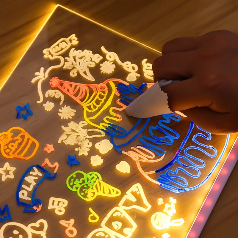 Transparent Acrylic LED Writing Board