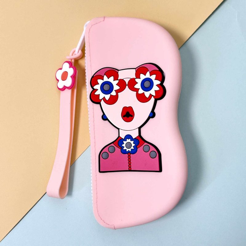 Cute Printed Protective Sunglass Storage Case