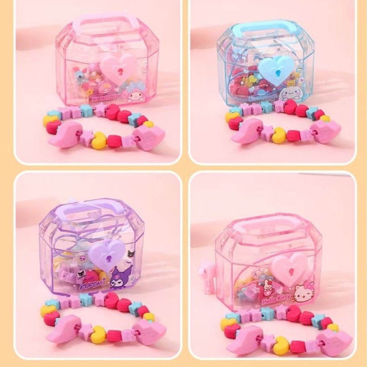 Secret Box with Eraser Beads for kids