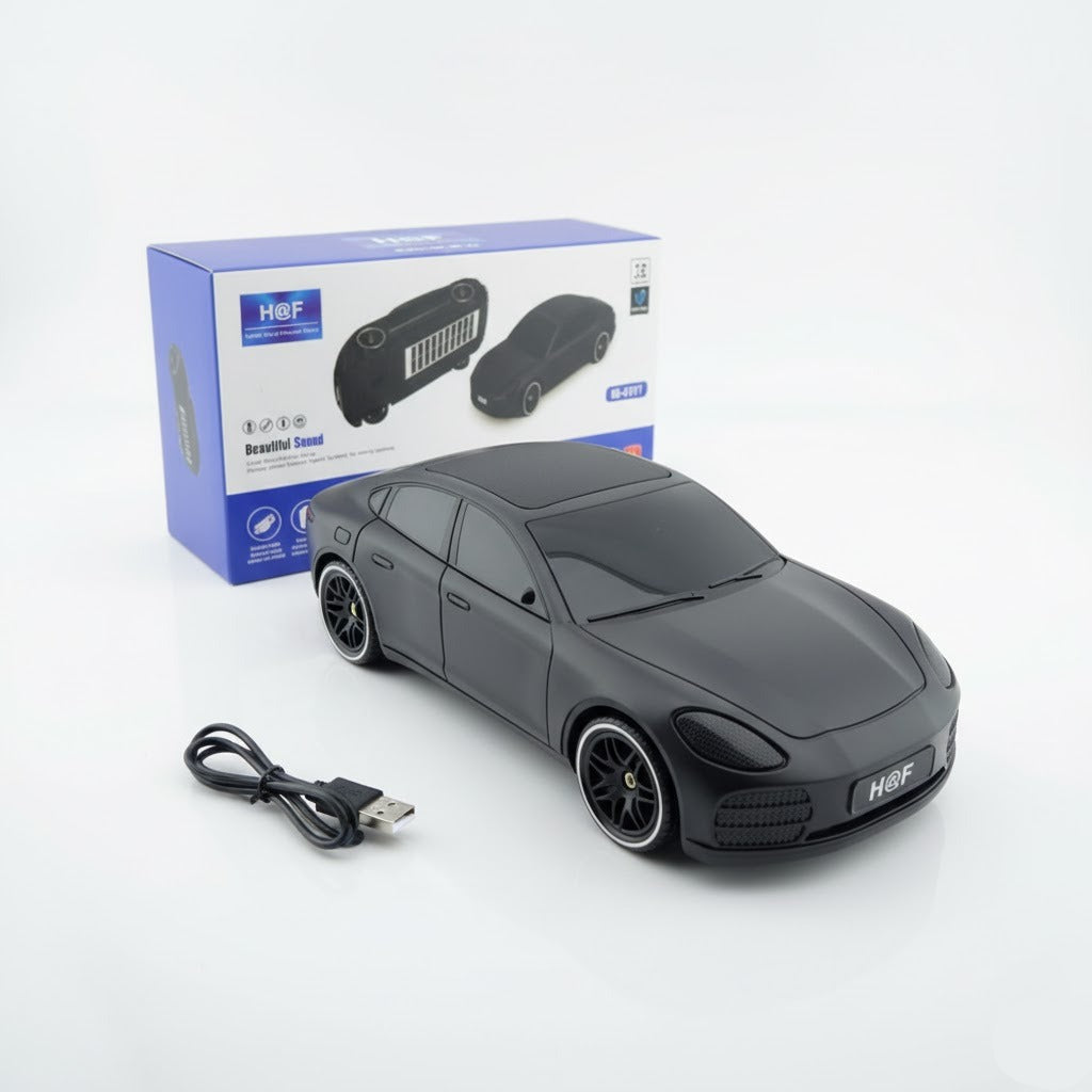 Solar Rechargeable Car Shape Wireless Speaker