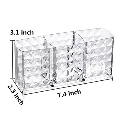 3 Section Acrylic Cosmetic Storage Box