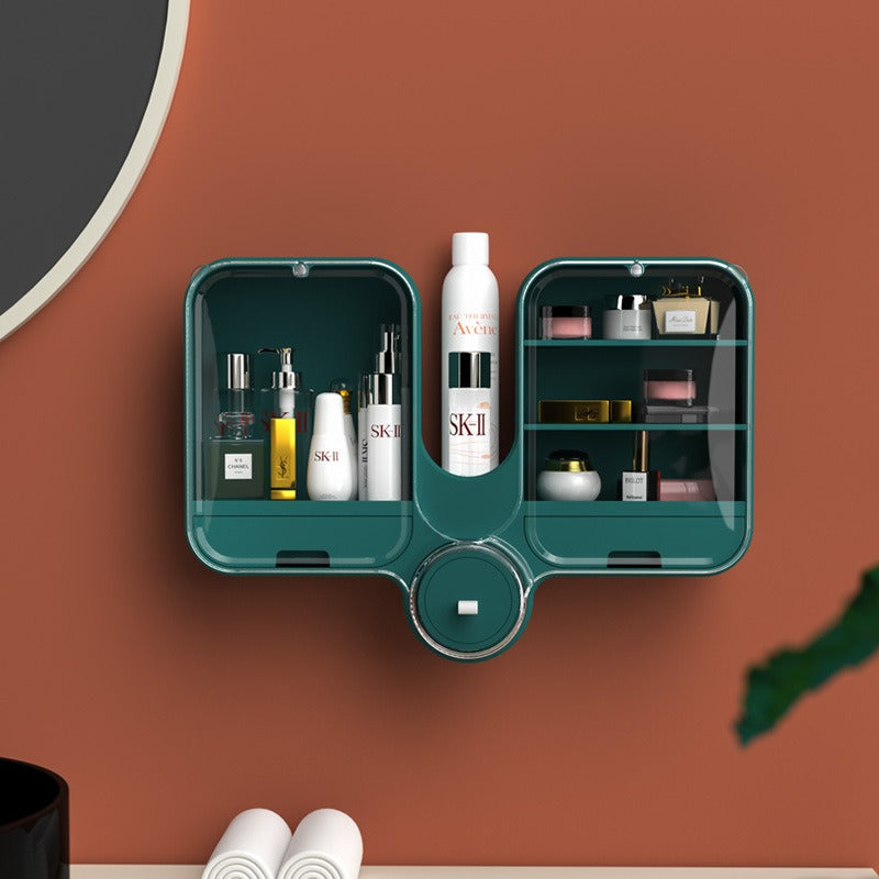 Wall-Mounted Makeup & Cosmetic Organizer