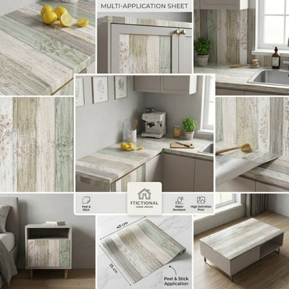 Self Adhesive Wood Grain Marble Sheet