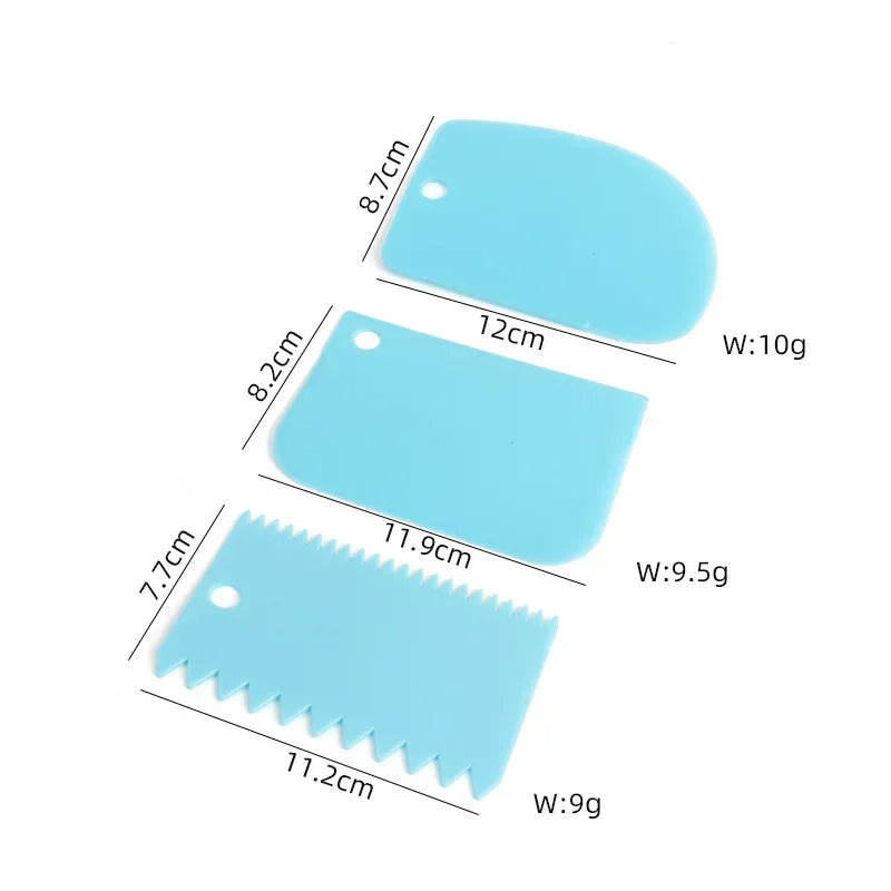 3Pcs Set Plastic Cake Decorating Tool