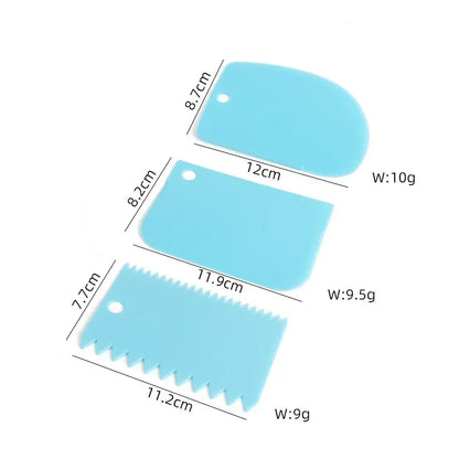 3Pcs Set Plastic Cake Decorating Tool