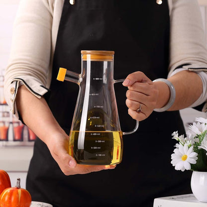 900ML Glass Oil Dispenser Bottle