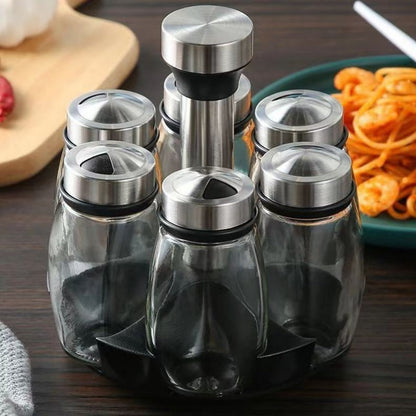 Rotating Spice Jar Set