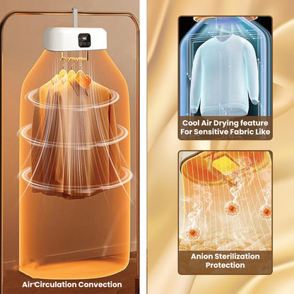 Wall-Mounted Foldable Clothes Drying Machine