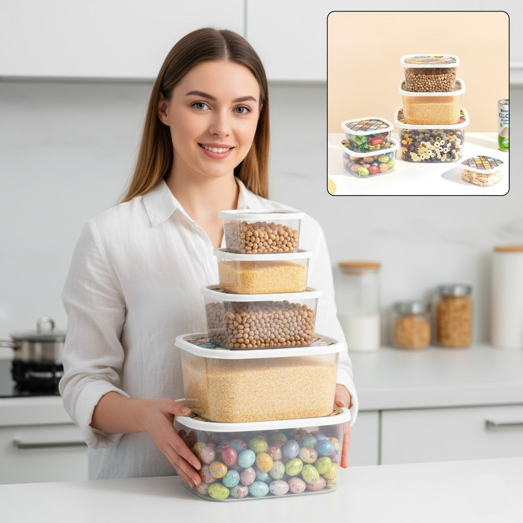 Pack Of 6 - Sealed Storage Container