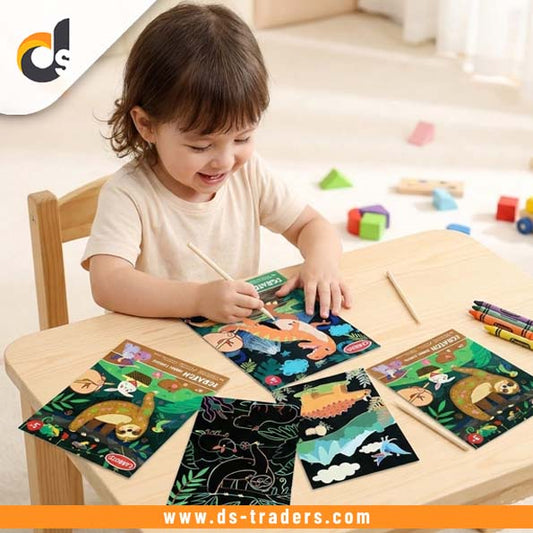 Kids Scratch Drawing Cards (8PCs Random)