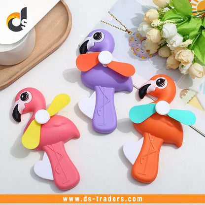 Flamingo Design Mini Hand Fan